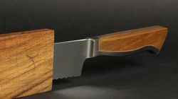 Couteau à pain, couteau à pain Caminada avec fourreau en bois