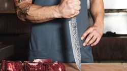 Oak/Walnut wood, Tim Mälzer slicing knife