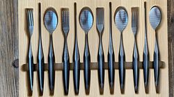 Special wood, Cutlery set damask 4 pieces