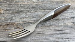 Swiss Knife, swiss steak fork walnut
