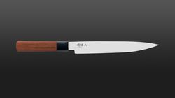 Japanischer Stahl, Couteau à jambon Red Wood