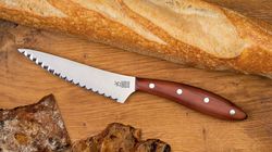 Windmühle kitchen knife plum wood, Bread knife Pano